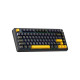 Клавиатура Aula F75 Gasket Greywood V3 switch Hot-Swap PBT Wireless/Bluetooth/USB Black (6948391208626)