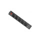 Сетевой фильтр питания Defender DFS 751, 1.8m, 5роз., 2xUSB (99751)