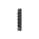 Сетевой фильтр питания Defender DFS 751, 1.8m, 5роз., 2xUSB (99751)