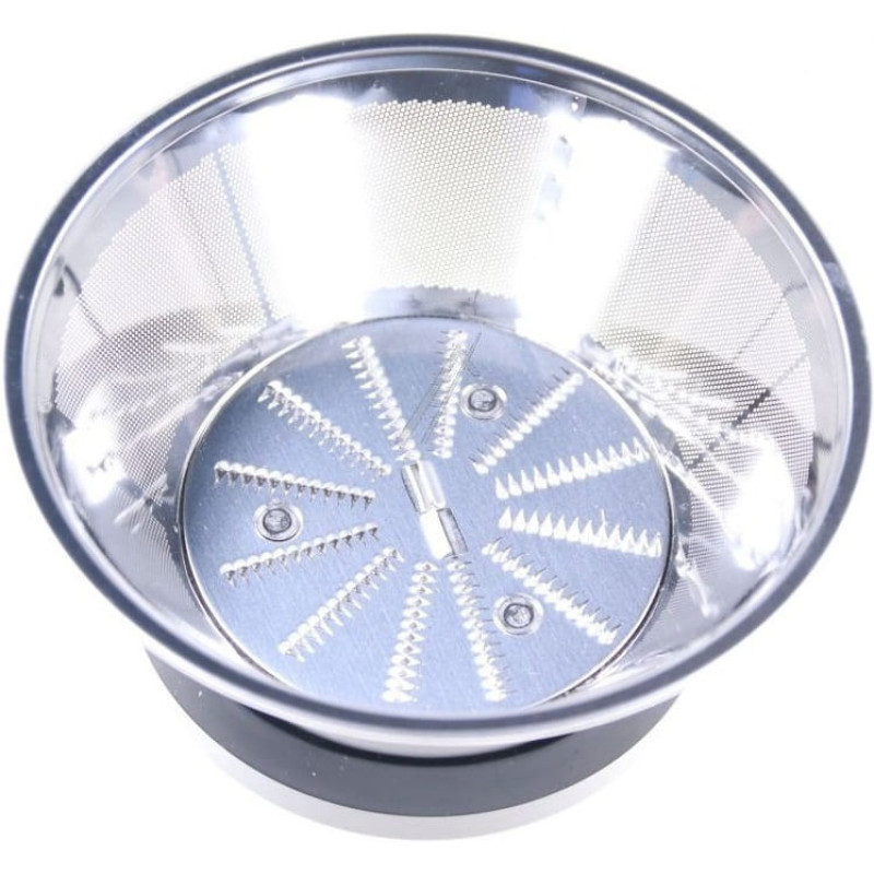 Moulinex centrifugal juicer Frutelia+, 400W, cake-0.95L, plastic, silver (JU420D10)