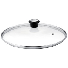 Tefal Lid, 26cm, glass, stainless steel, bakelite, transparent (28097612)