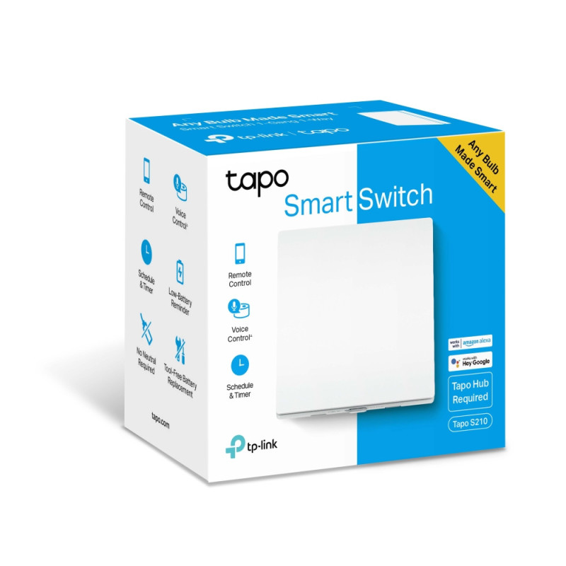 TP-Link Smart Light Switch Tapo S210 868 MHz 250V 4A (TAPO-S210)