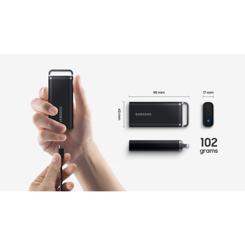Samsung SSD  8TB USB 3.2 Gen 1 Type-C T5 EVO Shield (MU-PH8T0S/EU)