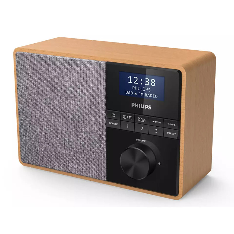 Philips TAR5505 FM/DAB+, 5W, LCD, Wireless Clock Radio (TAR5505/10)