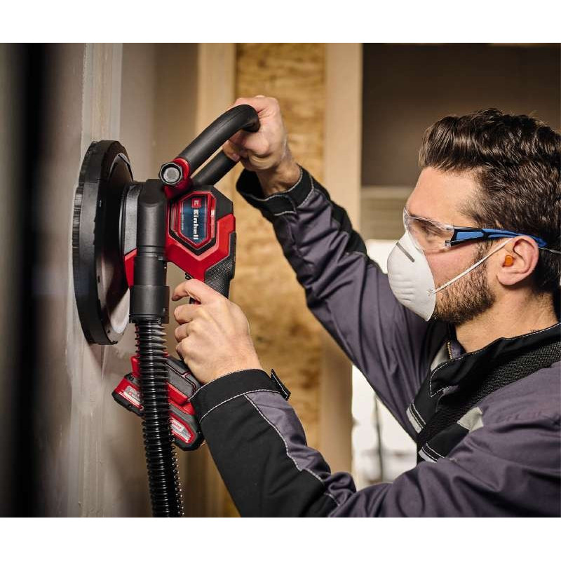 Einhell Cordless wall sander TP-DWS 18/225 Li, PXC, 18V, brushless, d225mm, 600-1200 rpm, 2.36kg (without battery and charger) (4259995)