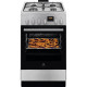 Electrolux Плита комбинированная, 58л, 50x60см, дисплей, конвекция, пар, нерж (LKK560228X)