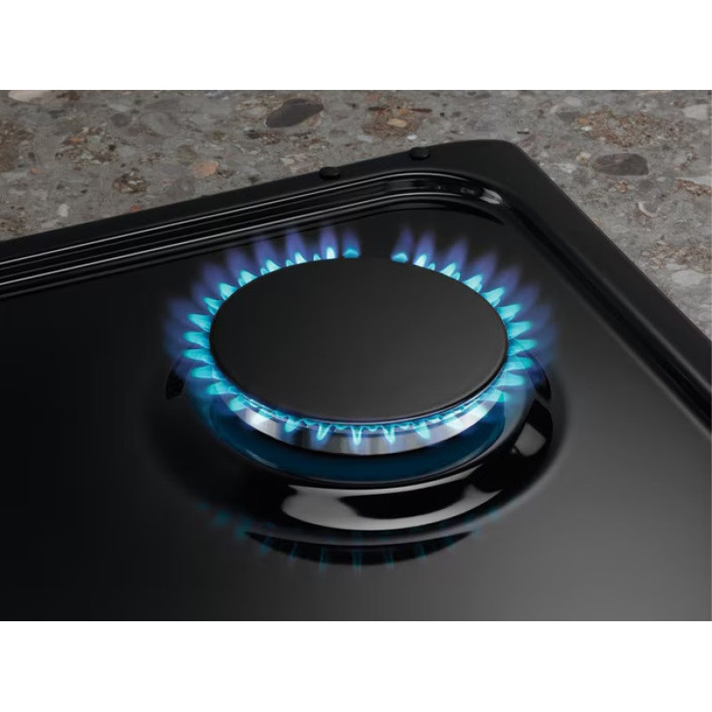 Electrolux Варильна поверхня Electrolux газова, 90см, чавун, чорний (KGS9536RN)