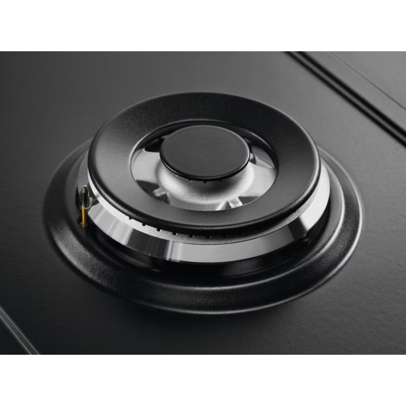 Electrolux Варильна поверхня Electrolux газова, 90см, чавун, чорний (KGS9536RN)