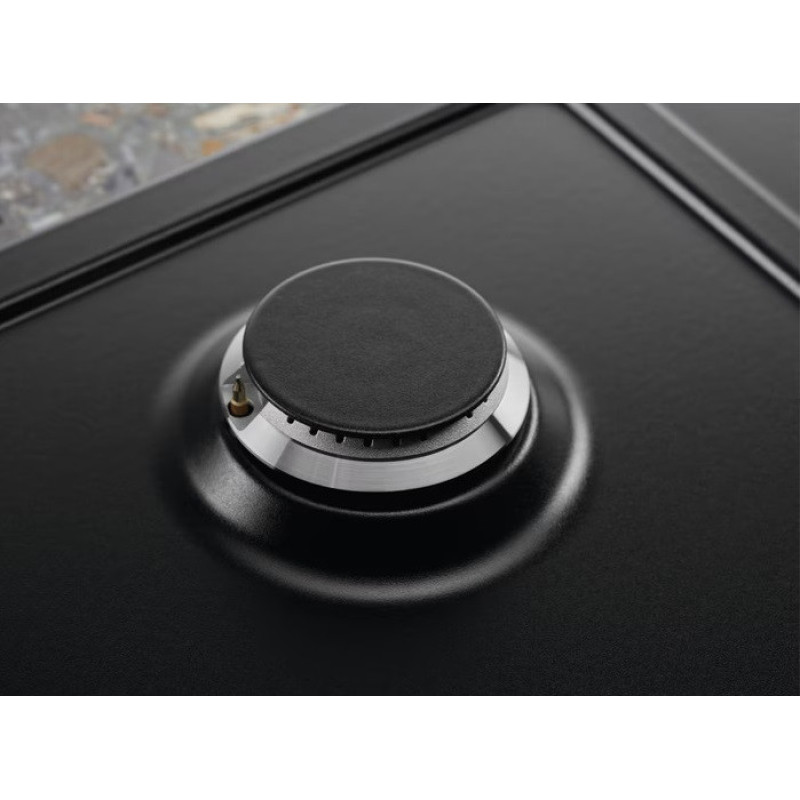 Electrolux Варильна поверхня Electrolux газова, 90см, чавун, чорний (KGS9536RN)