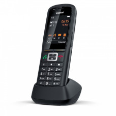 Gigaset IP-DECT Handset R700H PRO 1xMicro-USB, 1x3.5 mm headset connector, DECT, BT, 2.4  colour display, IP65 (S30852-H2976-R102)