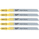 Milwaukee jigsaw blade T101BR, for wood, tooth pitch 2.5mm х 75mm, 5 pcs (4932346079)