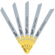 Milwaukee jigsaw blade T101BR, for wood, tooth pitch 2.5mm х 75mm, 5 pcs (4932346079)