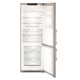 Liebherr Fridge-freezer with bottom freezer, 201x66.5x70, freez-167 L, freeze-106 L, 2 door, A++, NF, steel (CBNEF5735)