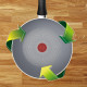 Tefal Halo wok frying pan, 28 cm, aluminum, bakelite, gray (C3121953)
