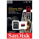 Карта памяти SanDisk 128 GB microSDXC UHS-I U3 Extreme Pro+SD Adapter (SDSQXCD-128G-GN6MA)
