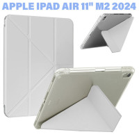 Чехол для планшета BeCover Ultra Slim Origami Transparent Apple iPad Air 11" M2/M3 (2024/2025) Gray (711390)