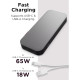 Lenovo Power Bank 20000 mAh, Go USB-C Laptop, Thunder Black (40ALLG2WWW)
