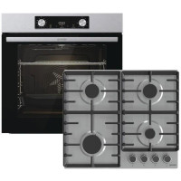 Gorenje Комплект (духовка электрическая BO6735E02X + поверхность газовая G642ABX), 743551, нерж (SET_BO6735E02X_G642ABX)