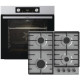 Gorenje Комплект духовка електрична BO6735E02X + поверхня газова G642ABX), 743551, нерж (SET_BO6735E02X_G642ABX)