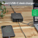 Trust Зарядний пристрій мережевий Maxo 240Вт,GaN, 4xUSB-C,PD, чорний (25413_TRUST)