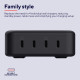 Trust Зарядний пристрій мережевий Maxo 240Вт,GaN, 4xUSB-C,PD, чорний (25413_TRUST)