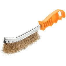 Tolsen Щітка пряма Tolsen, рифлений дріт 0.3мм, 120мм, пластикове руків'я (32060)