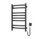 Navin electric towel warmer Avalon, 800x480x104mm, timer-regulator, steel, black moire, right connection (12-203053-4880)