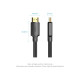 Кабель мультимедийный HDMI M to HDMI M 10.0m 4K30Hz cotton braided black Vention (ALLBL)
