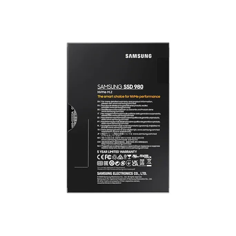 Samsung SSD M.2 250GB PCIe 3.0 980 (MZ-V8V250BW)