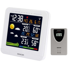 Sencor Meteorological station, in/out measurement, temperature, humidity, time, weather forecast (SWS5600)
