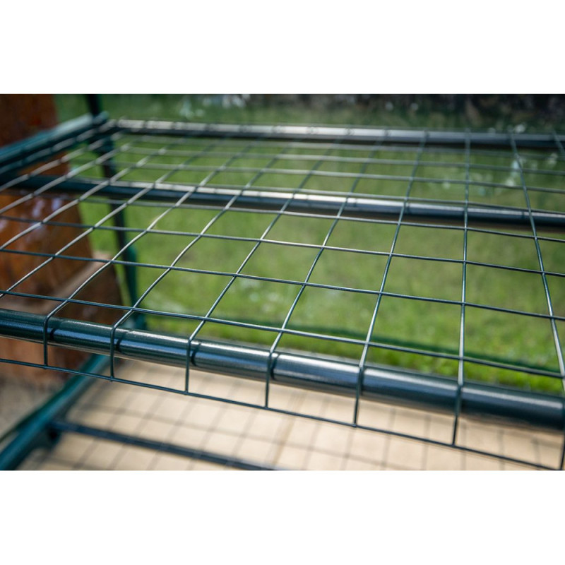 Neo Tools Folding greenhouse 195x143x143, 4 shelves, PE film 135g, green (15-910)