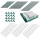 Neo Tools Folding greenhouse 195x143x143, 4 shelves, PE film 135g, green (15-910)