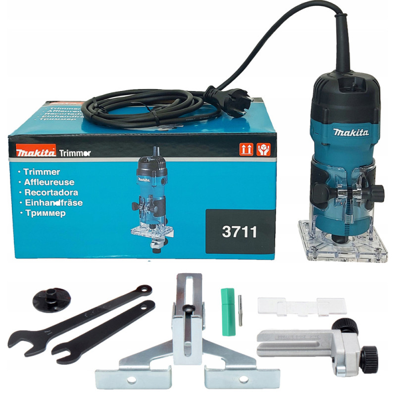Makita Router 3711, 530W, 32000 rpm, 6 mm, 1.7 kg