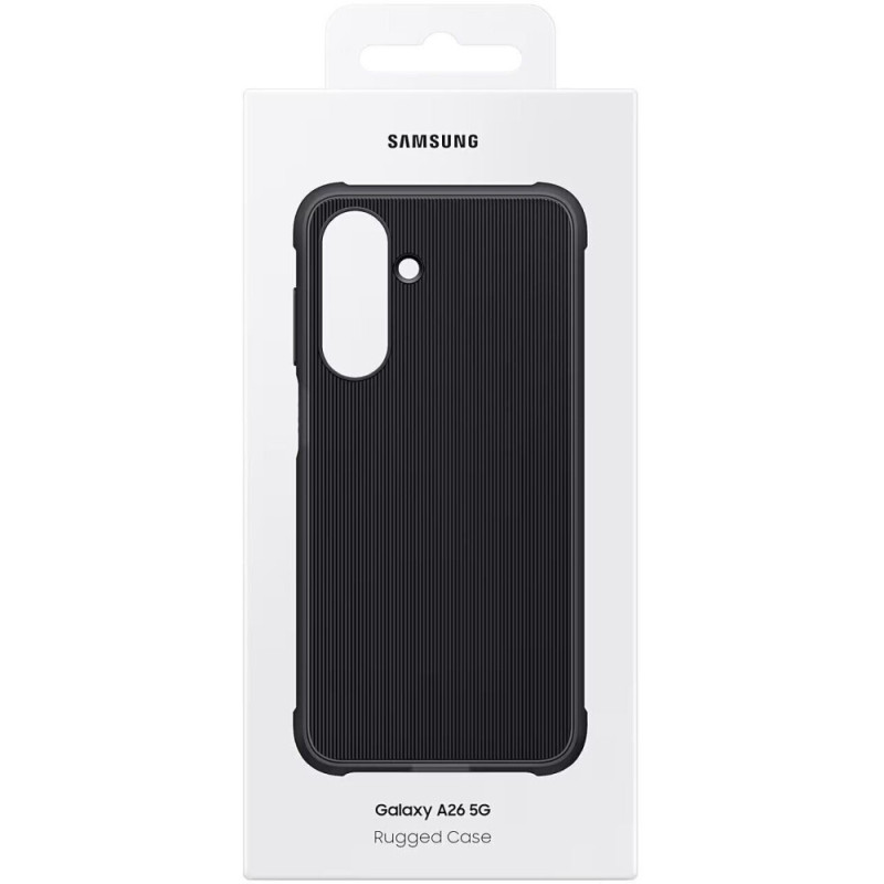 Samsung Чехол для Galaxy A26 (A266), Rugged case, черный (EF-RA266CBEGWW)