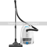 ARDESTO Пилосос мішковий, 800Вт, мішок- 3.5л, HEPA, білий (VC-I-B800W)