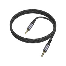 Кабель мультимедийный 3.5mm M to 3.5mm M 1.0m grey BOROFONE (6941991118968)