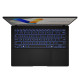 ASUS Ноутбук Vivobook S 14 S5406SA-QD100 14" WUXGA OLED, Intel Ultra 7 256V, 16GB, F1TB, UMA, NoOS, Чорний (90NB15R3-M00DT0)