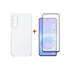 Чехол для мобильного телефона Dengos TPU Cover + Glass Samsung Galaxy A57 Transparent (DG-KM-198)