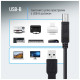 Кабель для принтера USB 2.0 AM/BM 2.0m black ColorWay (CW-CBUB072-BK)