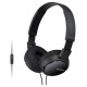 Sony MDR-ZX110 Headphones On-ear 3.5 mini-jack Black (MDRZX110B.AE)