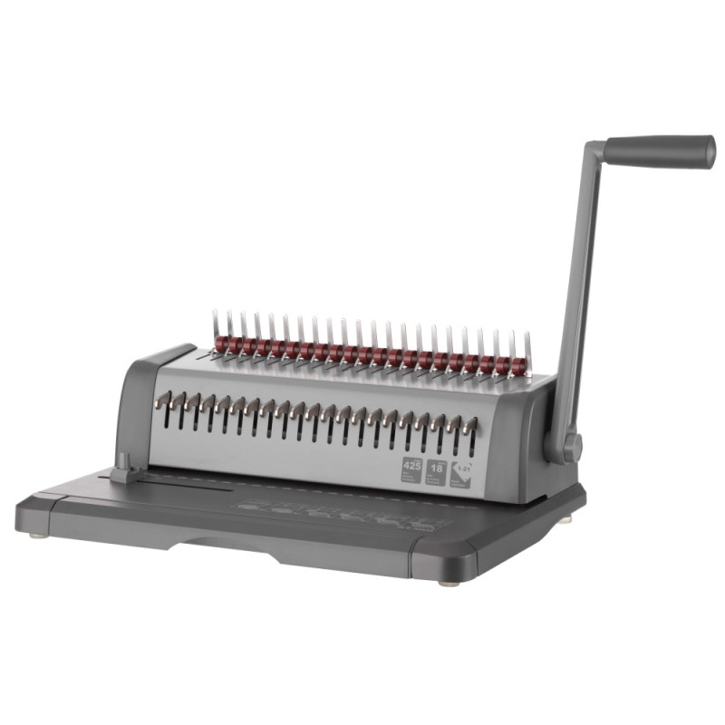 2E Plastic combs for the binder 22mm maroon 50pcs (2E-PL22-50MR)