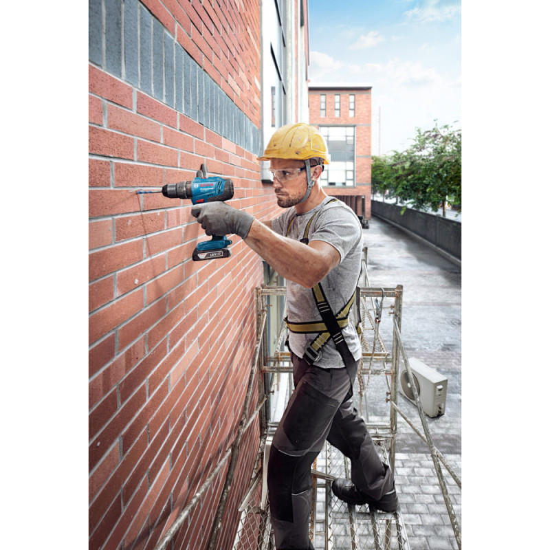 Bosch Cordless impact drill GSB 183-LI 18V 1x2A h 21-56Nm 374-1815rpm case 1.2kg (0.601.9K9.101)