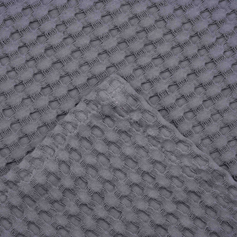 ARDESTO Pique blanket 220x230cm, 100% cotton, grey (ART0822PG)