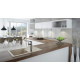 Deante Kitchen sink granite, rectang., with drainboard, 780х490х194mm, bowl - 1, over-mounted, beige