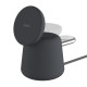 Belkin MagSafe 2-in-1 Wireless iPhone/Watch/AirPods, Charcoal Mass (WIZ020VFH36)