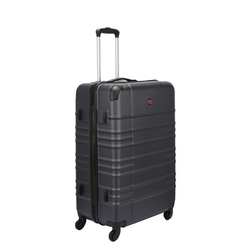 Wenger Amplar 3pc Set,  Hardside Luggage 3pc Set (S, M, L), Navy Blue (653150)