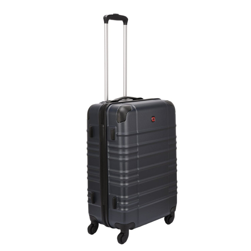 Wenger Amplar 3pc Set,  Hardside Luggage 3pc Set (S, M, L), Navy Blue (653150)