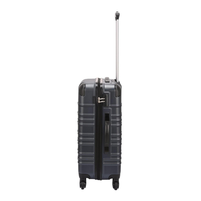 Wenger Amplar 3pc Set,  Hardside Luggage 3pc Set (S, M, L), Navy Blue (653150)
