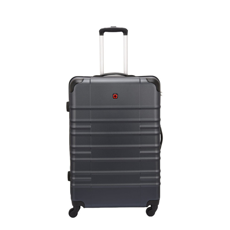 Wenger Amplar 3pc Set,  Hardside Luggage 3pc Set (S, M, L), Navy Blue (653150)
