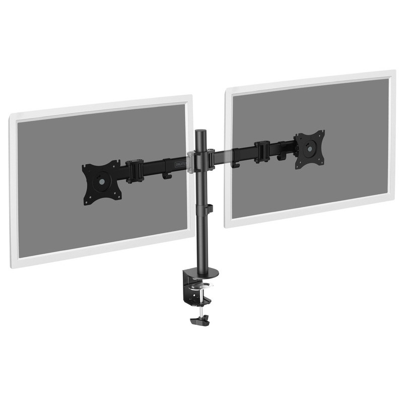 Digitus Крепление Dual Monitor Clamp, 15-27", с наклоном, поворотом (DA-90349)